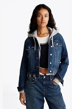 Tommy Hilfiger Denim truckerjack met metalen studs
