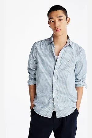 Tommy Hilfiger Flex regular fit overhemd met strepen