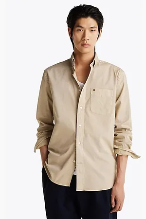 Tommy Hilfiger Relaxed fit overhemd van twill