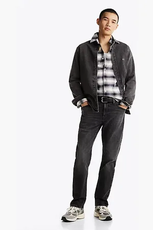 Tommy Hilfiger Ryan slim straight jeans met fading
