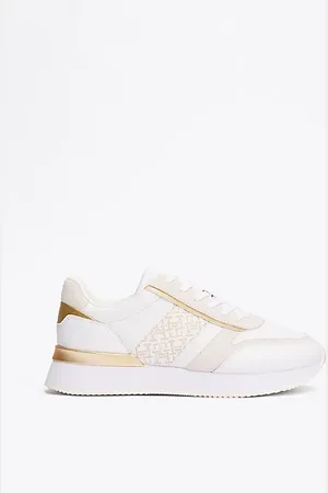 Tommy Hilfiger Sneaker met metallic details en TH-monogram