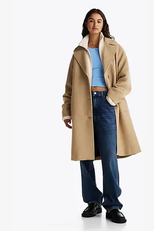 Tommy Hilfiger Single-breasted jas van wolmix