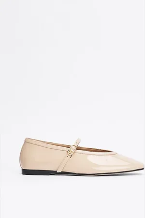 Tommy Hilfiger Mary Jane-ballerina van lakleer