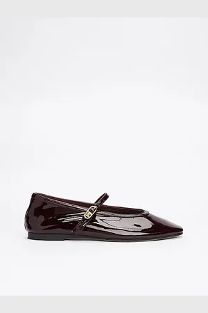 Tommy Hilfiger Mary Jane-ballerina van lakleer