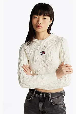 Tommy Hilfiger Kabelgebreide trui met sterren