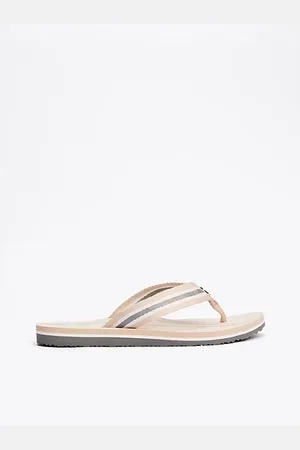 Tommy Hilfiger Teenslipper met TH-monogram en webbing