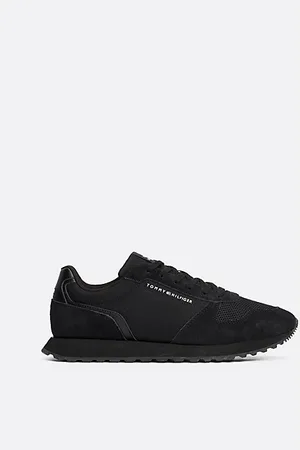 Tommy Hilfiger Essential sneaker met gemengde texturen