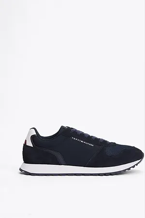 Tommy Hilfiger Essential sneaker met gemengde texturen