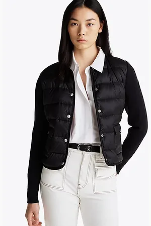 Tommy Hilfiger Quilted jack met dons en contrasten