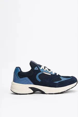 Tommy Hilfiger Colour-blocked sneaker van suède