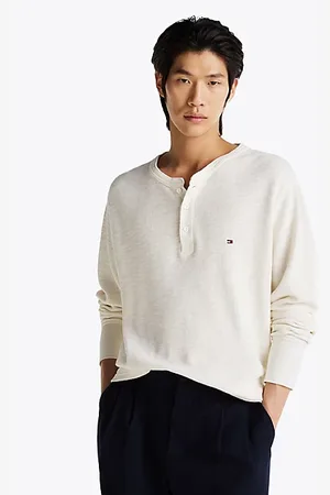 Tommy Hilfiger Longsleeve met Henley-hals