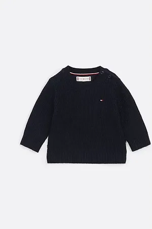 Tommy Hilfiger Ribgebreide trui met ronde hals
