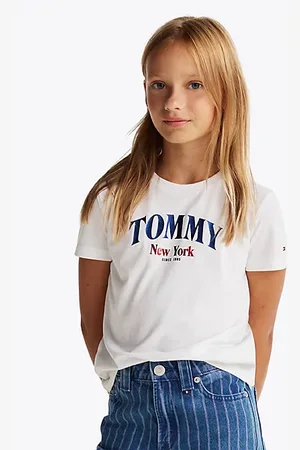 Tommy Hilfiger Varsity T-shirt met ronde hals