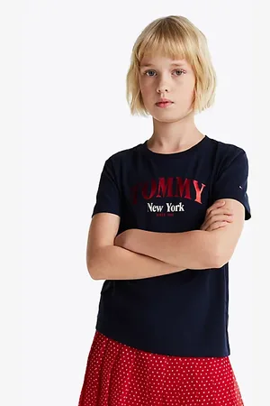 Tommy Hilfiger Varsity T-shirt met ronde hals