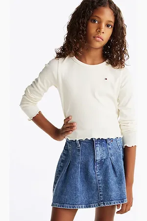 Tommy Hilfiger Extra slim longsleeve T-shirt met textuur