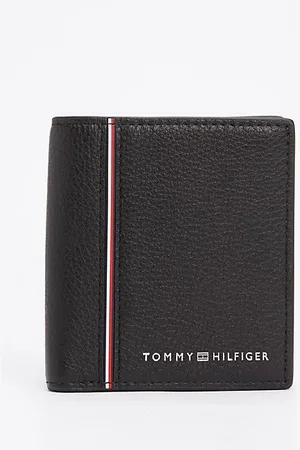 Tommy Hilfiger TH Business leren trifold portemonnee