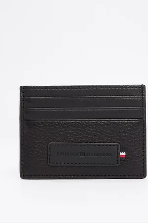 Tommy Hilfiger Premium leren creditcardhouder met logo