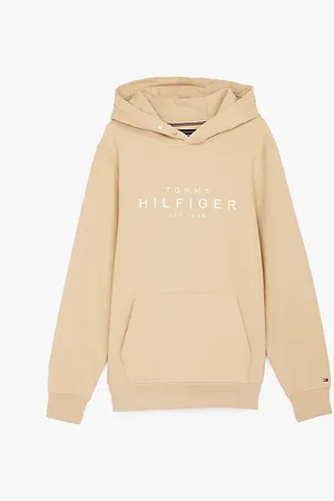 Tommy Hilfiger Hoodie met drukknoopsluiting en logo