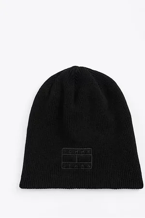 Tommy Hilfiger Heritage beanie met ton-sur-ton logo