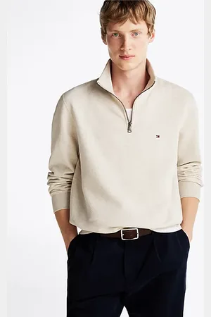 Tommy Hilfiger Sweatshirt met 1/4-rits en opstaande hals