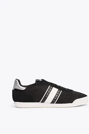 Tommy Hilfiger Sneaker met contrasterende texturen