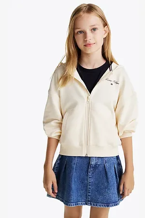 Tommy Hilfiger Varsity relaxed hoodie met rits
