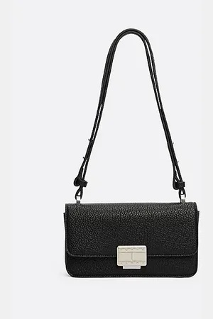 Tommy Hilfiger Crossbodytas met gegranuleerde finish