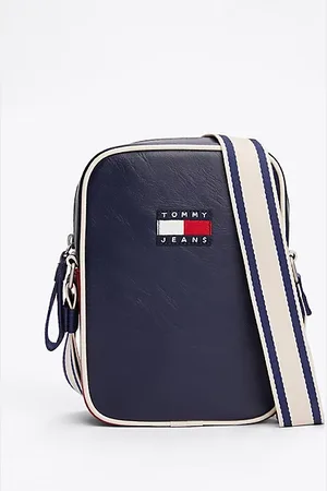 Tommy Hilfiger City reportertas met contrasterende band