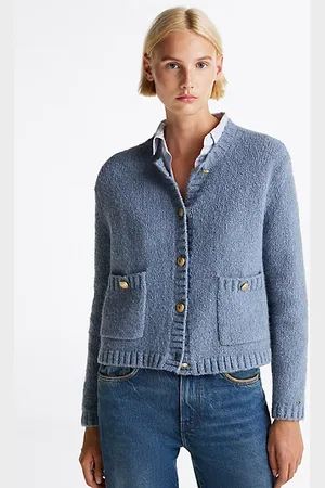 Tommy Hilfiger Getextureerd vest met goudkleurige knopen