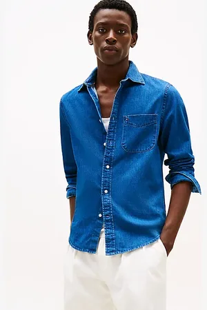 Tommy Hilfiger Regular fit denim overhemd