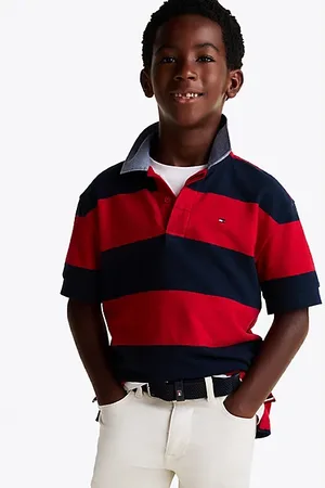 Tommy Hilfiger Polo met rugbystrepen