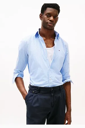 Tommy Hilfiger Regular fit poplin overhemd met ginghamruit
