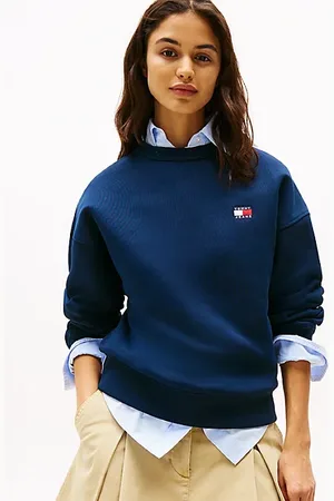 Tommy Hilfiger Boxy fit sweatshirt met Tommy-badge