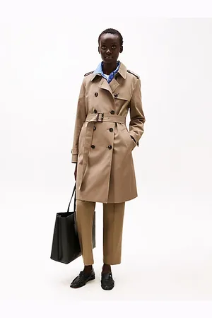 Tommy Hilfiger Waterafstotende slim fit trenchcoat