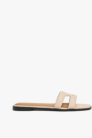 Tommy Hilfiger Leren muilje met TH-monogram