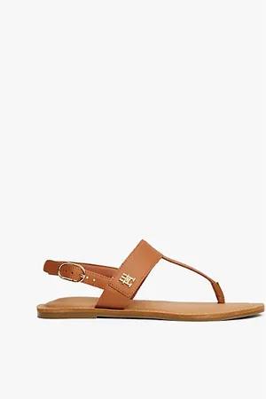 Tommy Hilfiger Leren teenslipper-sandaal