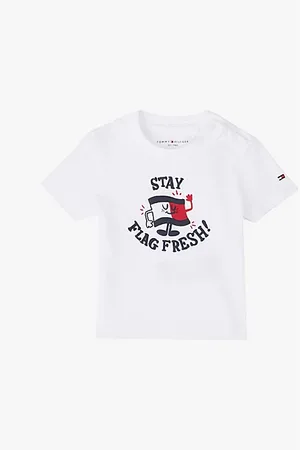 Tommy Hilfiger T-shirt met ronde hals en graphic