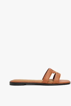 Tommy Hilfiger Leren muilje met TH-monogram