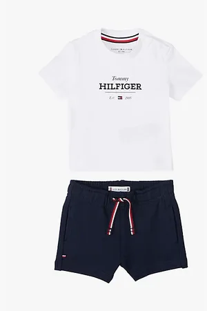 Tommy Hilfiger Set van T-shirt en short met logo