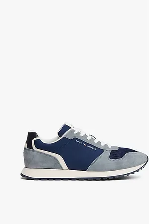 Tommy Hilfiger Suède sneaker met logo