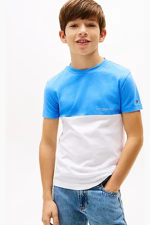 Tommy Hilfiger Colour-blocked T-shirt met ronde hals