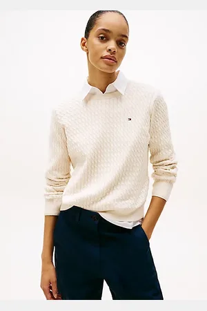 Tommy Hilfiger Fijngebreide kabeltrui