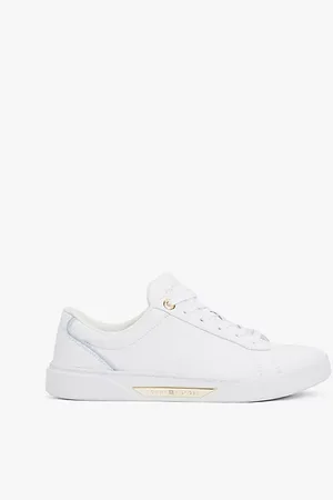 Tommy Hilfiger Leren basketbalsneaker