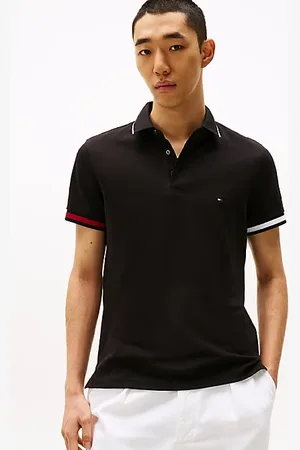 Tommy Hilfiger Slim fit poloshirt met signature-boorden