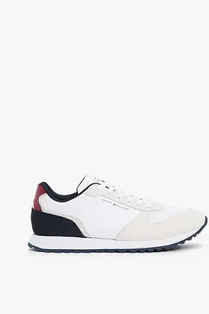 Tommy Hilfiger Suède sneaker met logo