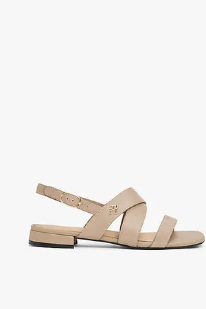 Tommy Hilfiger Leren sandaal met TH-monogram