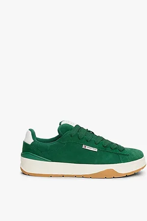 Tommy Hilfiger Suède sneaker met logo