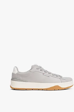 Tommy Hilfiger Suède sneaker met logo
