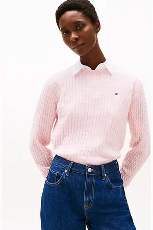 Tommy Hilfiger Fijngebreide kabeltrui
