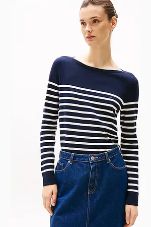 Tommy Hilfiger Trui van jersey met boothals